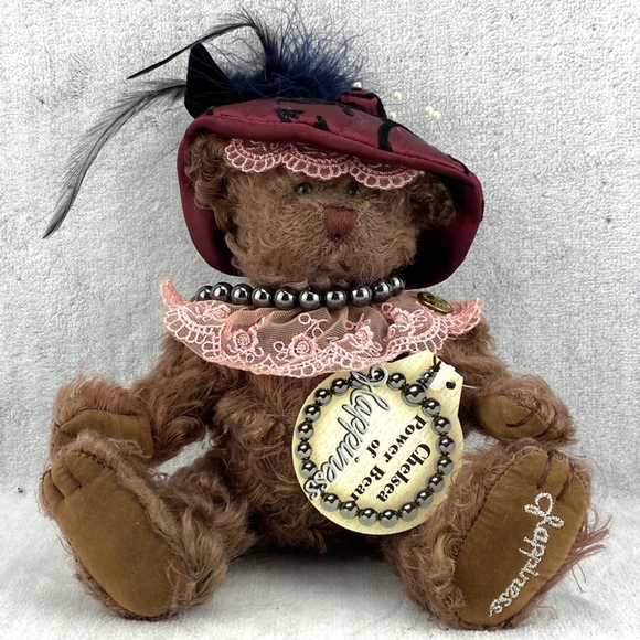 Pickford Brass Button Power Bear of Happiness Chelsea Bracelet 9 inch Plush - Picture 2 of 16